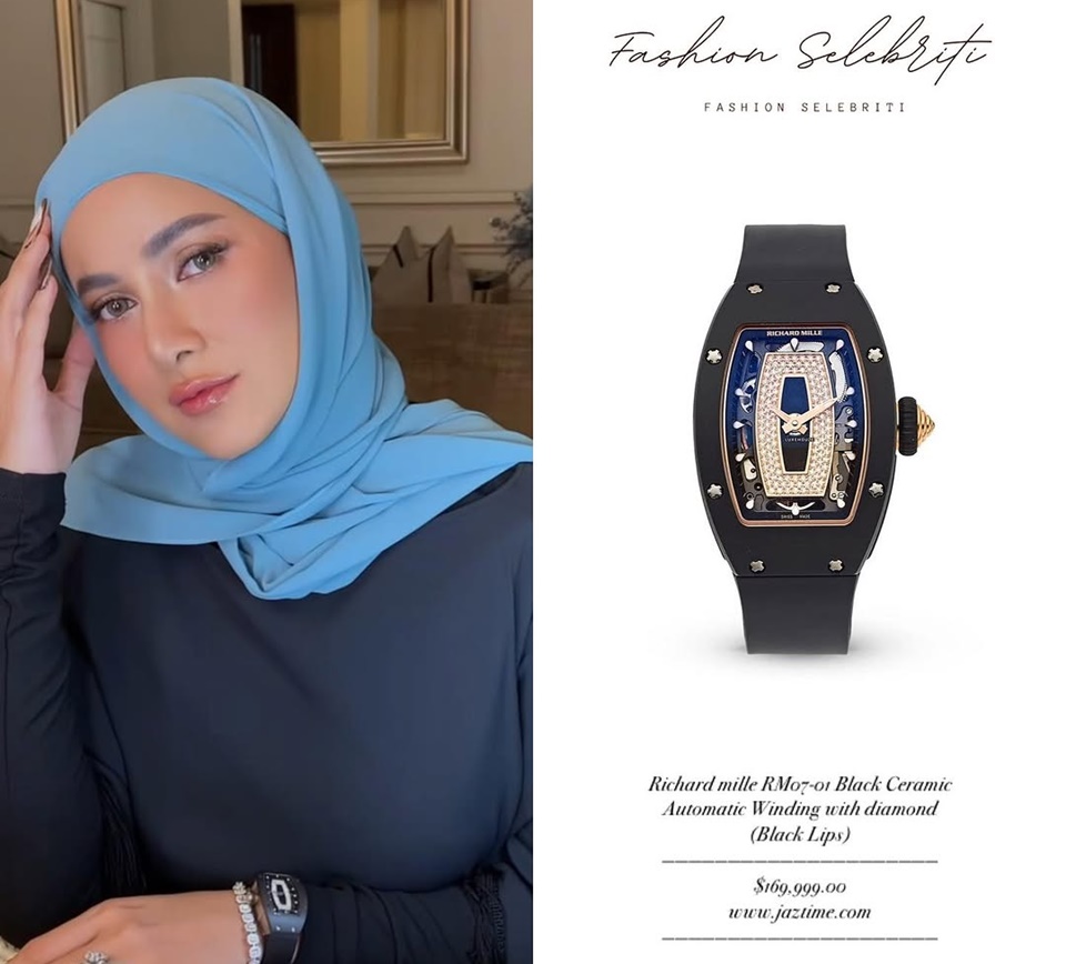 Olla Ramlan Hadiri Ultah Bestie Pakai Jam Tangan Rp2,8 Miliar Lebih