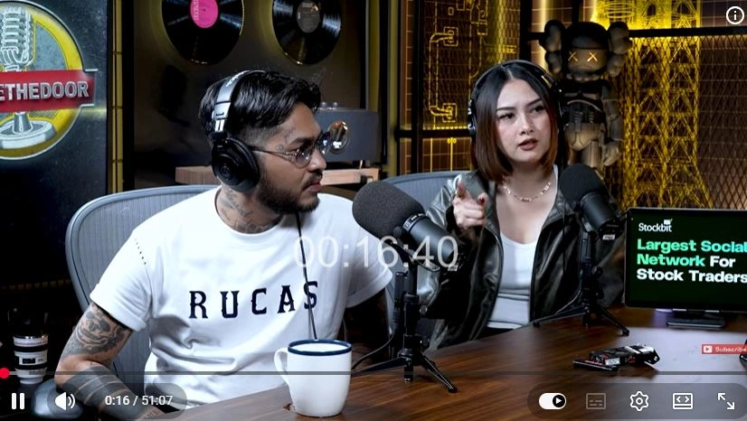 Onad Di Podcast Deddy Corbuzier [Sumber: Youtube Deddy Corbuzier]