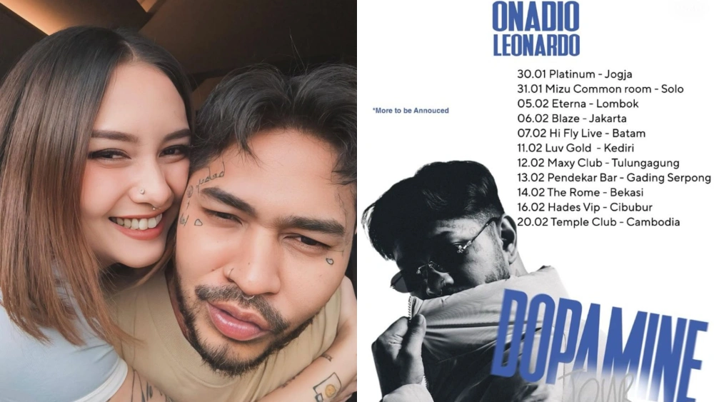 Onad umumkan tour DJ-nya di berebagai kota. [Instagram]