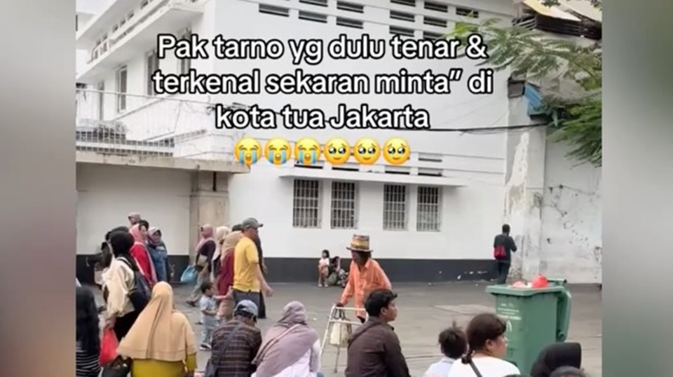 Klarifikasi Pak Tarno Dituding Ngemis di Kota Tua, Jakarta [Instagram]