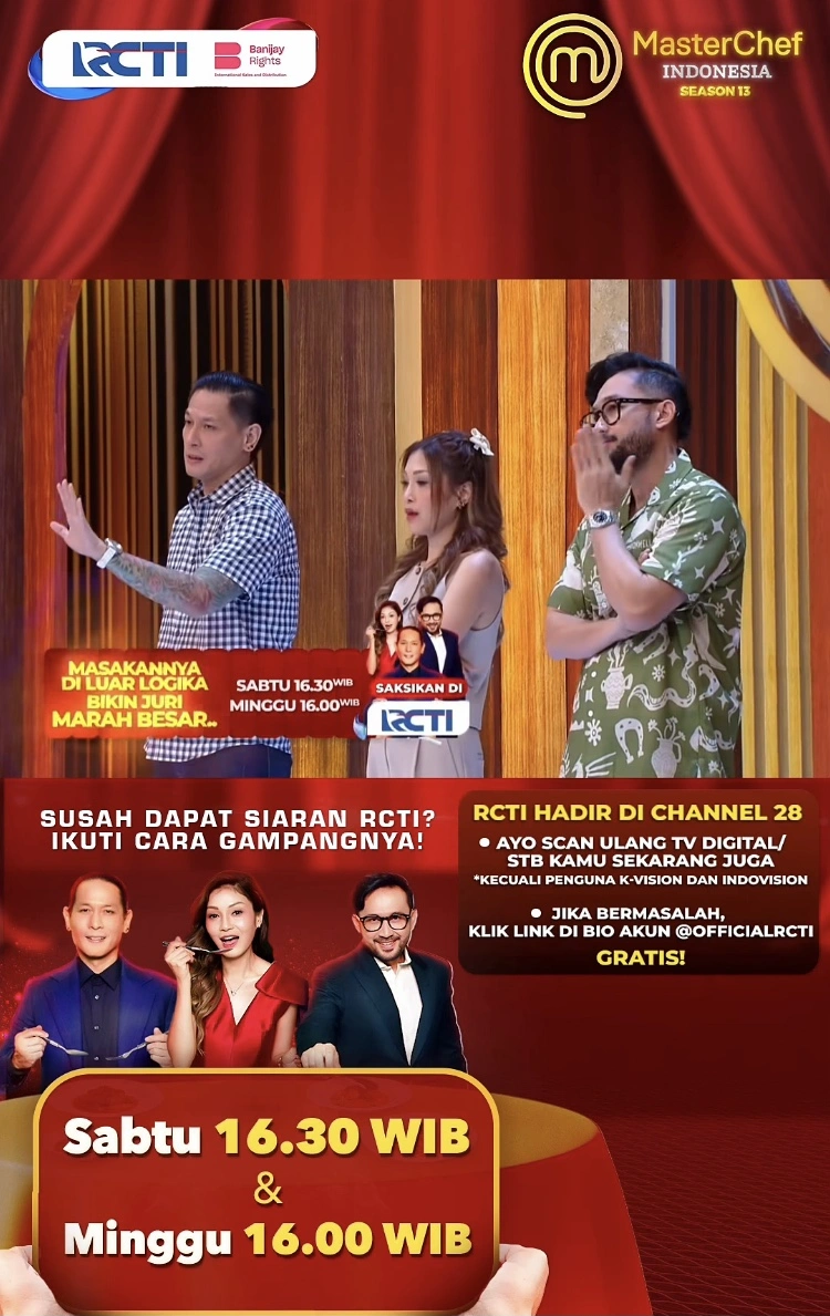 Para Juri Di Masterchef Indonesia S13 [Instagram]