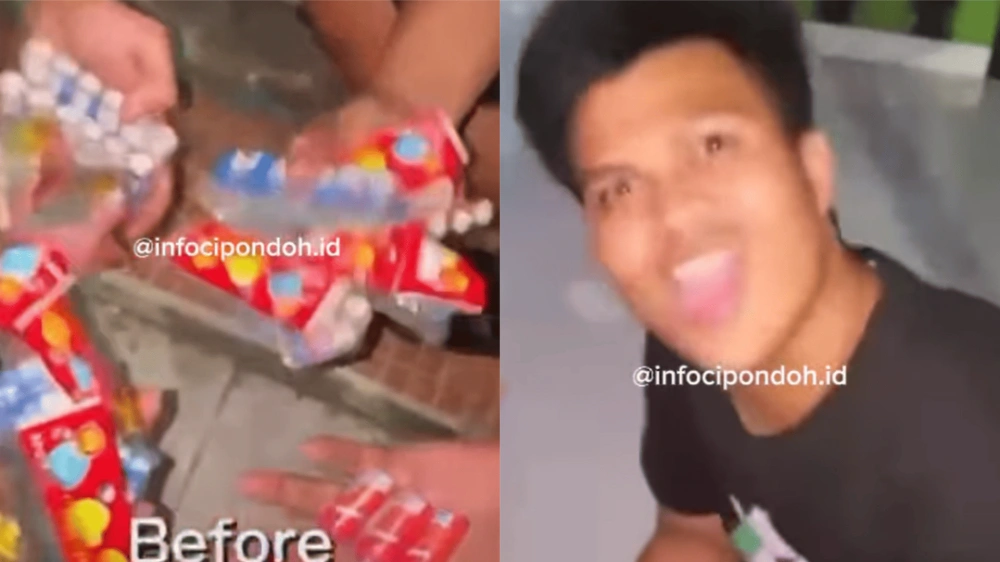 Pelaku Pelemparan Petasan Di Tangerang Diburu Netizen [Sumber: Tiktok]