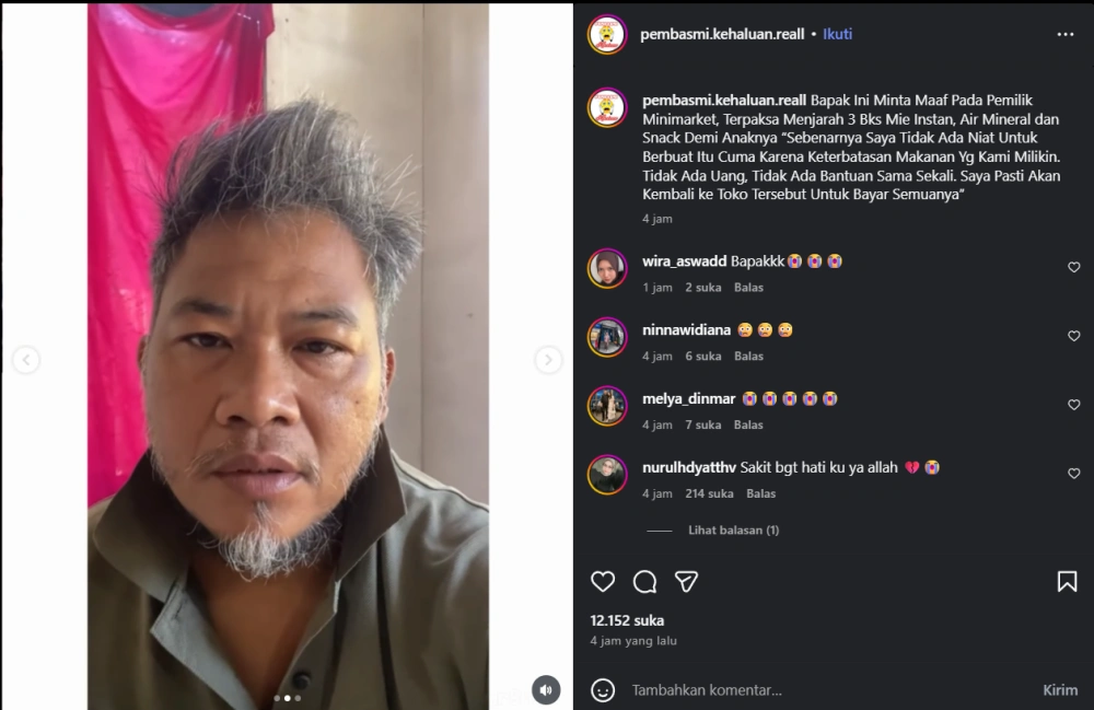 Pelaku Penjarahan Mini Market Korban Bencana Alam Di Sibolga Cc Instagram