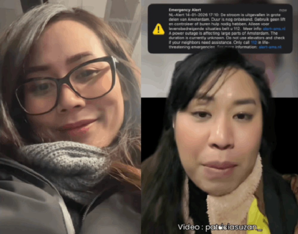 Pemadaman listrik di Amsterdam, Belanda, bikin WNI khawatir. [TikTok]