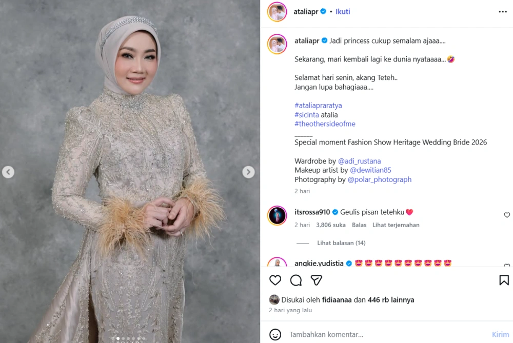 Penampilan Atalia Praratya Usai Cerai Dari Ridwan Kamil Sukses Bikin Pangling [Sumber: Instagram Ataliapr]