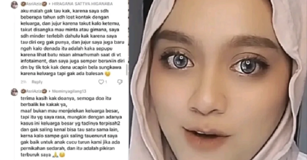 Pengakuan dari seseorang yang mengaku adik sepupu Denada. [Instagram]