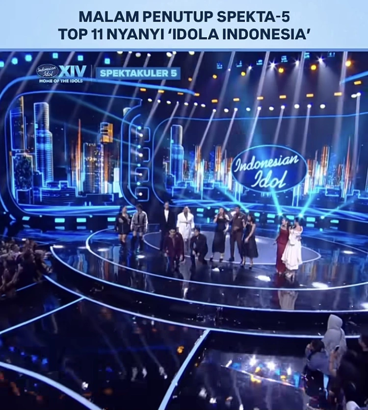 Penutup Spekta 5 Indonesian Idol S14 [Instagram]