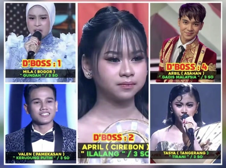 Peringkat Perolehan So DA7 Indosiar Top 5