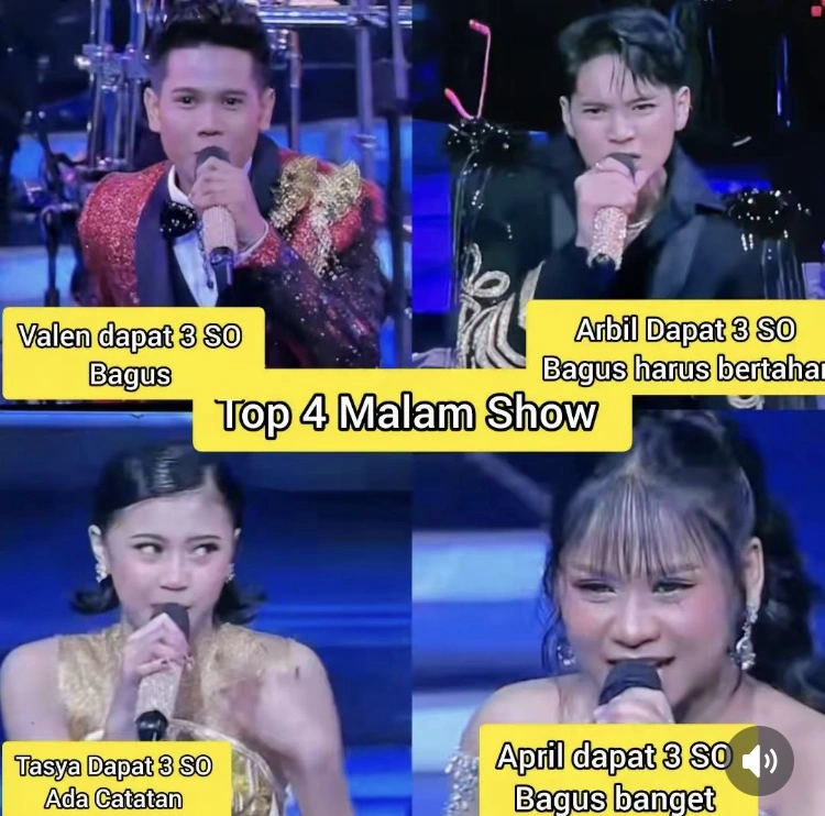 Peringkat So Da7 Indosiar Top 4 Show