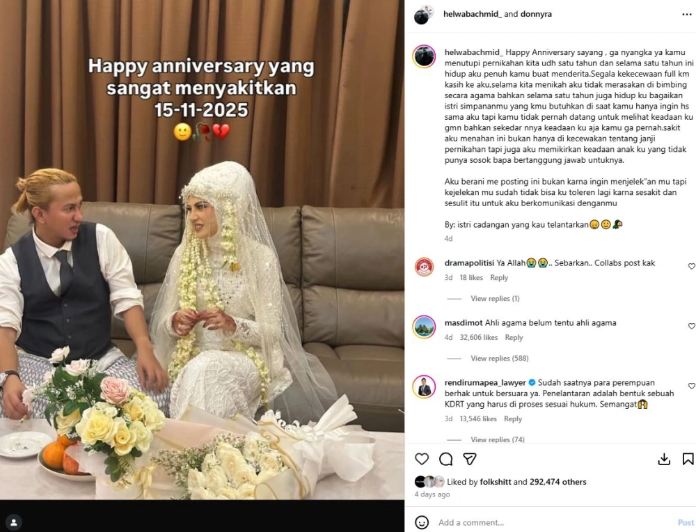 Pernikahan Habib Bahar Dan Helwa Bachmid Instagram Helwabachmid