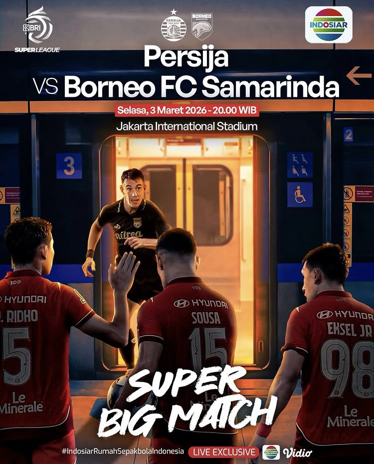 Persija Vs Borneo Fc [Instagram]