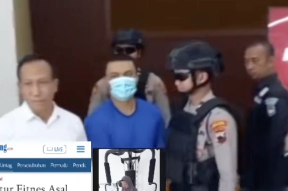 Personal trainer gym Ambarawa tersangka pelaku pencabulan anak di bawah umur. [TikTok]