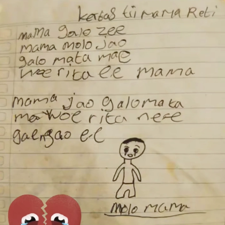 Pesan terakhir dari bocah SD di NTT yang gantung diri karena tidak bisa membeli buku dan pena. [Instagram]