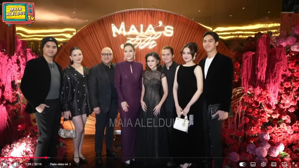 Pesta Ultah Maia Estianty [Sumber: Youtube Maia Aleldultv]