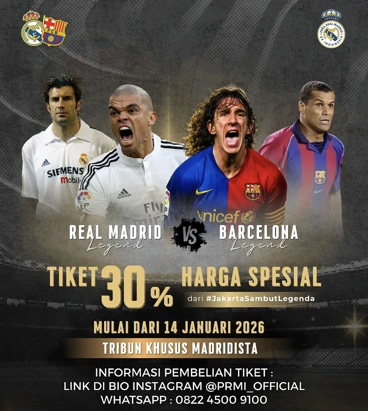 Poster Informasi Pembelian Tiket Clash Of Legends [Instagram]
