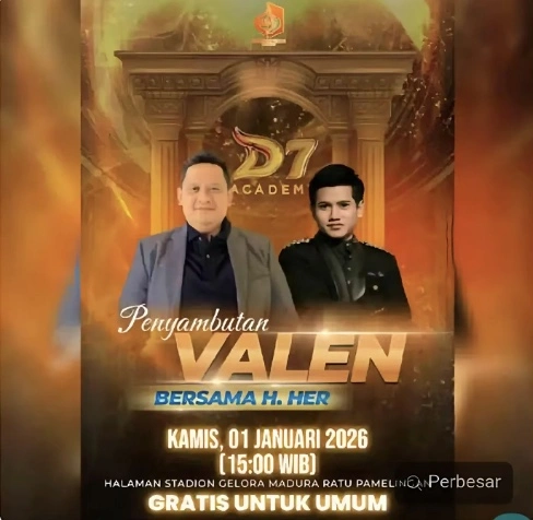 Poster Konser Akbar Valen Di Pamekasan [Tiktok]