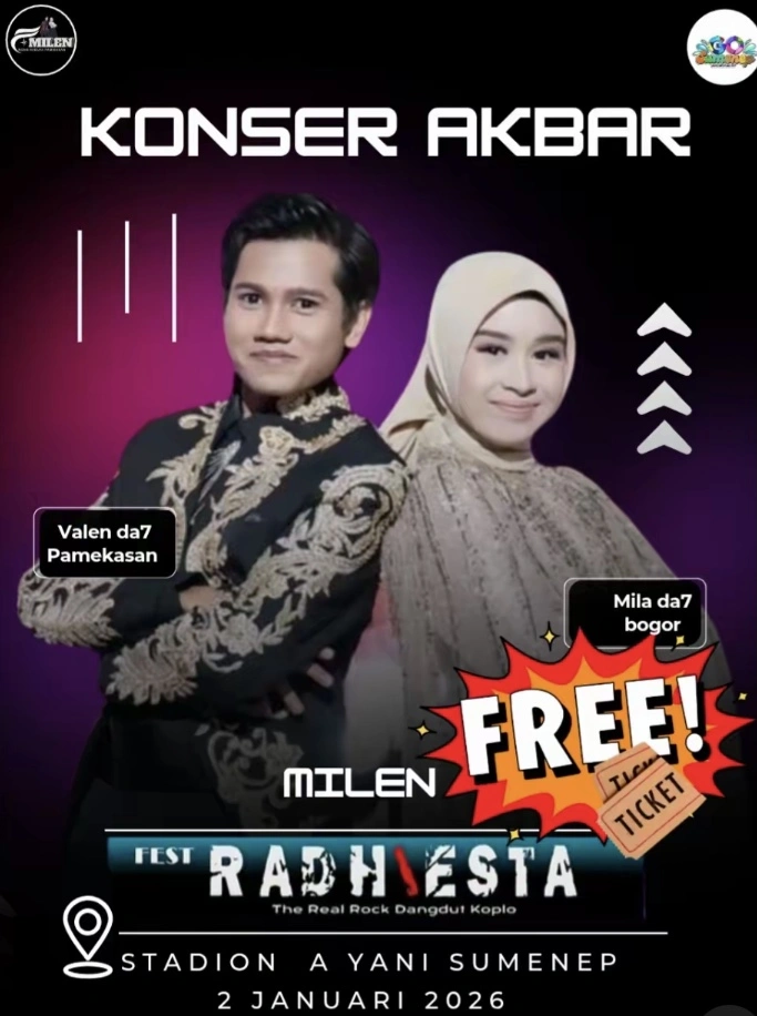 Poster Konser Amal Mila Valen Di Sumenep [Instagram]