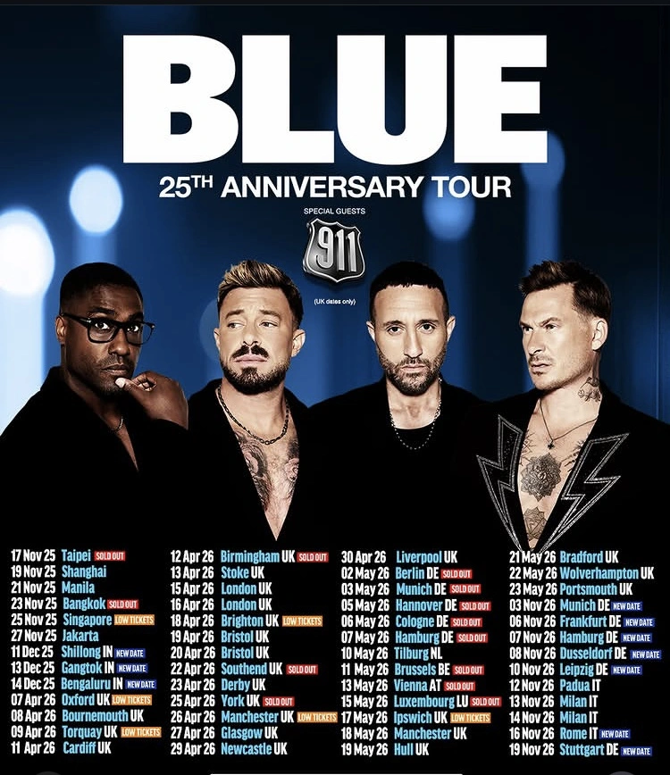 Poster Konser Blue November 2025 (Instagram)
