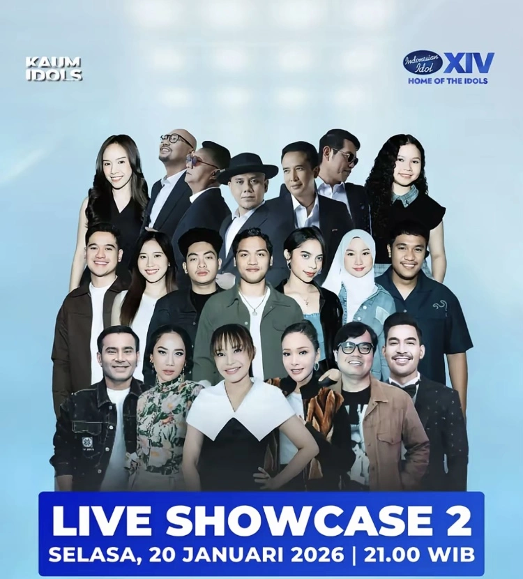 Poster Live Showcase 2 Indonesian Idol S14 [Tiktok]