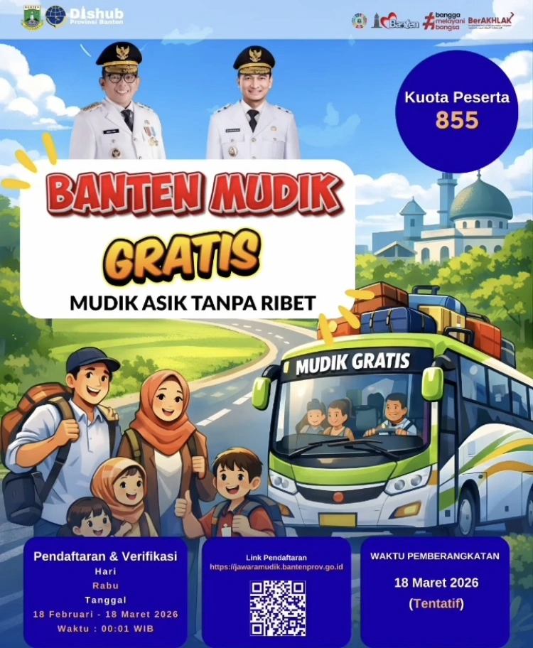 Poster Mudik Gratis 2026 Pemprov Banten [Instagram]