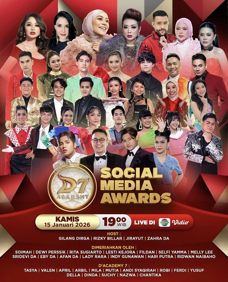 Poster Social Media Awards Indosiar [Instagram]