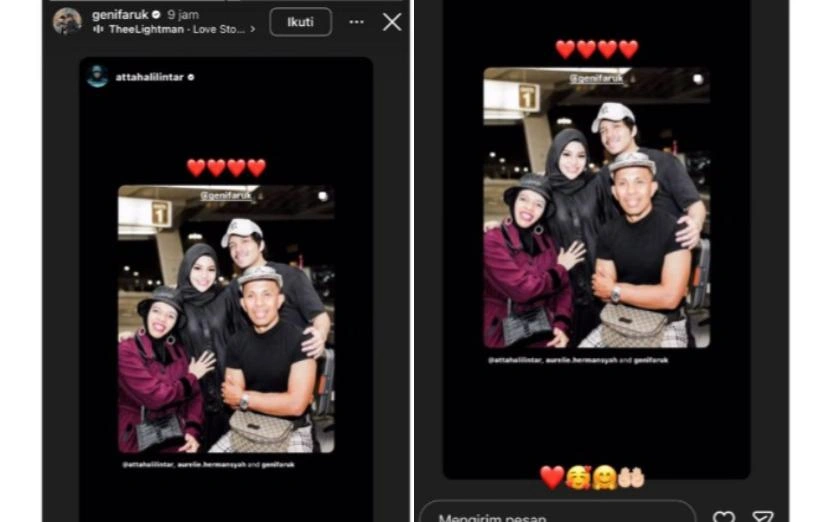 Postingan Geni Faruk ( Sumber Instagram)