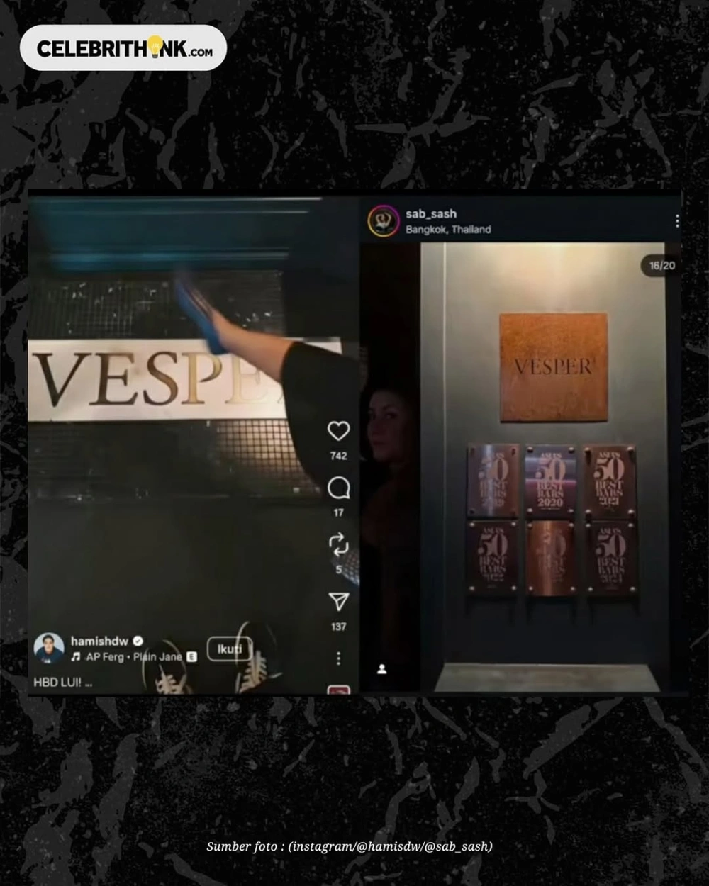 Postingan Hamish Daud Dan Sabrina Alatas Diduga Mirip Cc Instagram 3