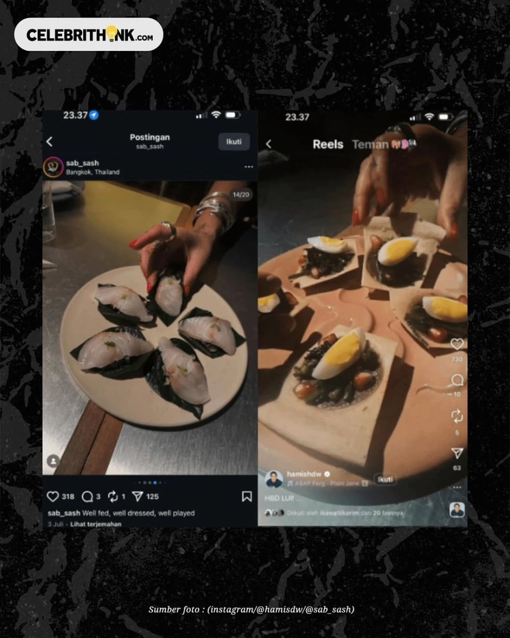 Postingan Hamish Daud Dan Sabrina Alatas Diduga Mirip Cc Instagram 4