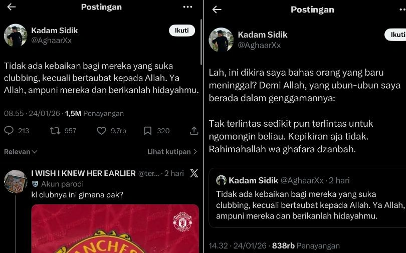 Postingan Kadam Sidik X