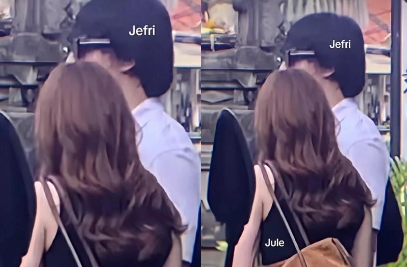 Potret Diduga Jefri Nichol Dan Jule Tengah Liburan di Bali (Tiktok)