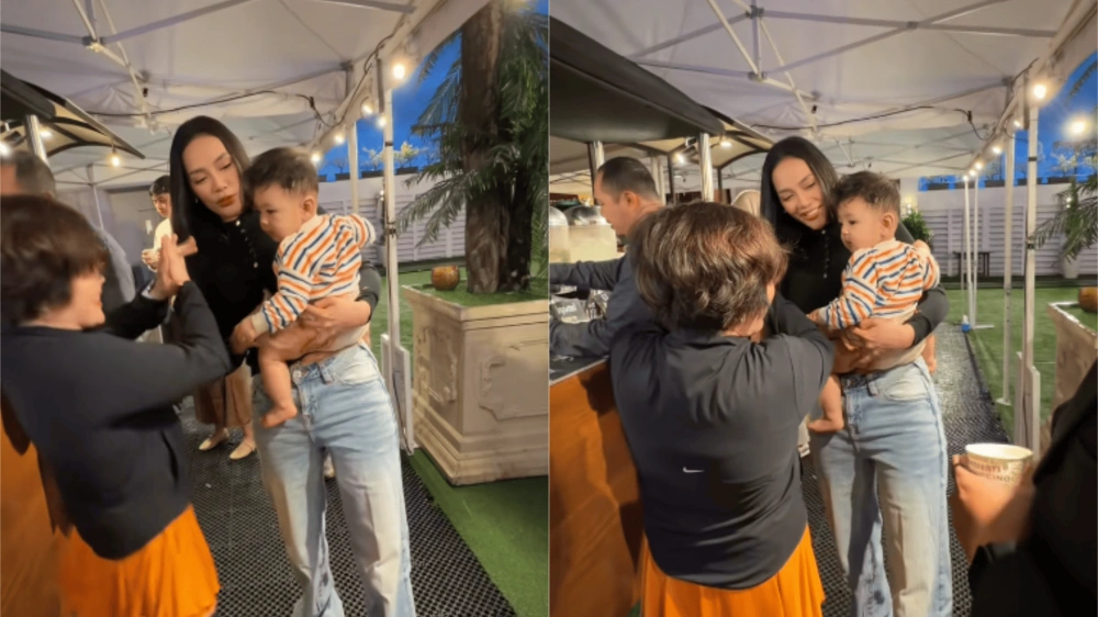 Potret Erika Carlina Dan Baby Nduw Di Acara Buka Bersama [Sumber: Tiktok]