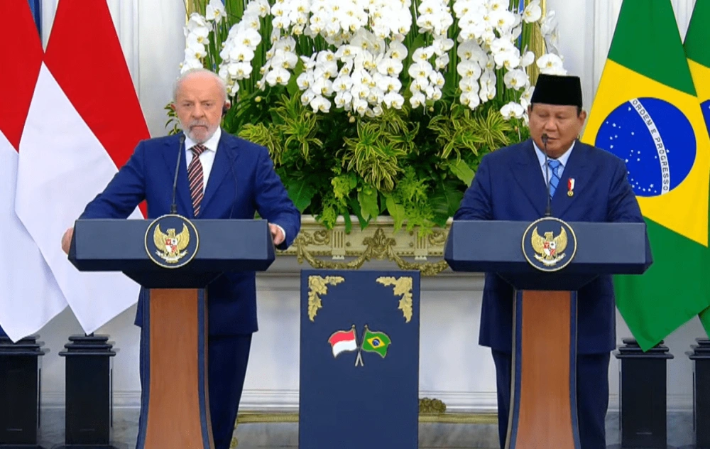 Presiden Prabowo Dan Presiden Brazil Luiz Inacio Lula [Youtube Sekretariat Presiden]