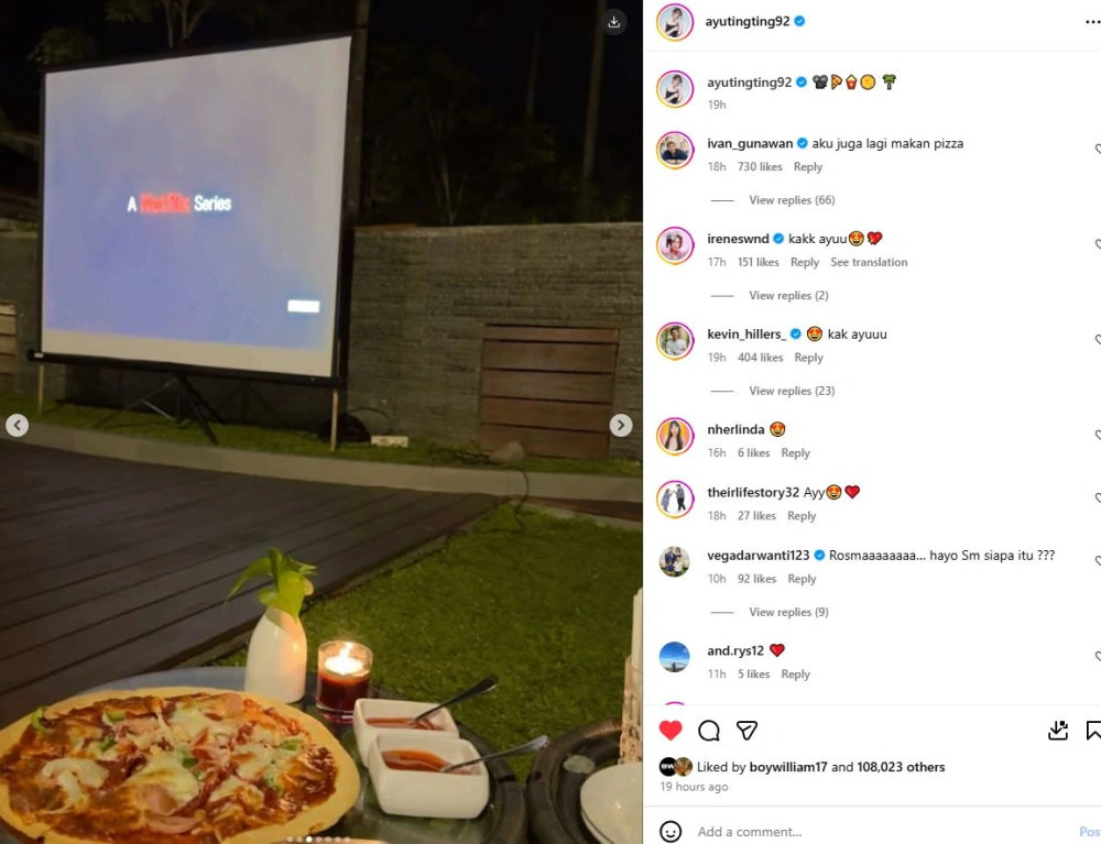 Pria Misterius Di Postingan Ayu Ting Ting Instagram Ayutingting92