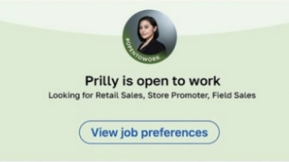 Prilly Latuconsina minta maaf setelah keputusannya untuk OpenToWork di LinkedIn menuai kritik. [LinkedIn]