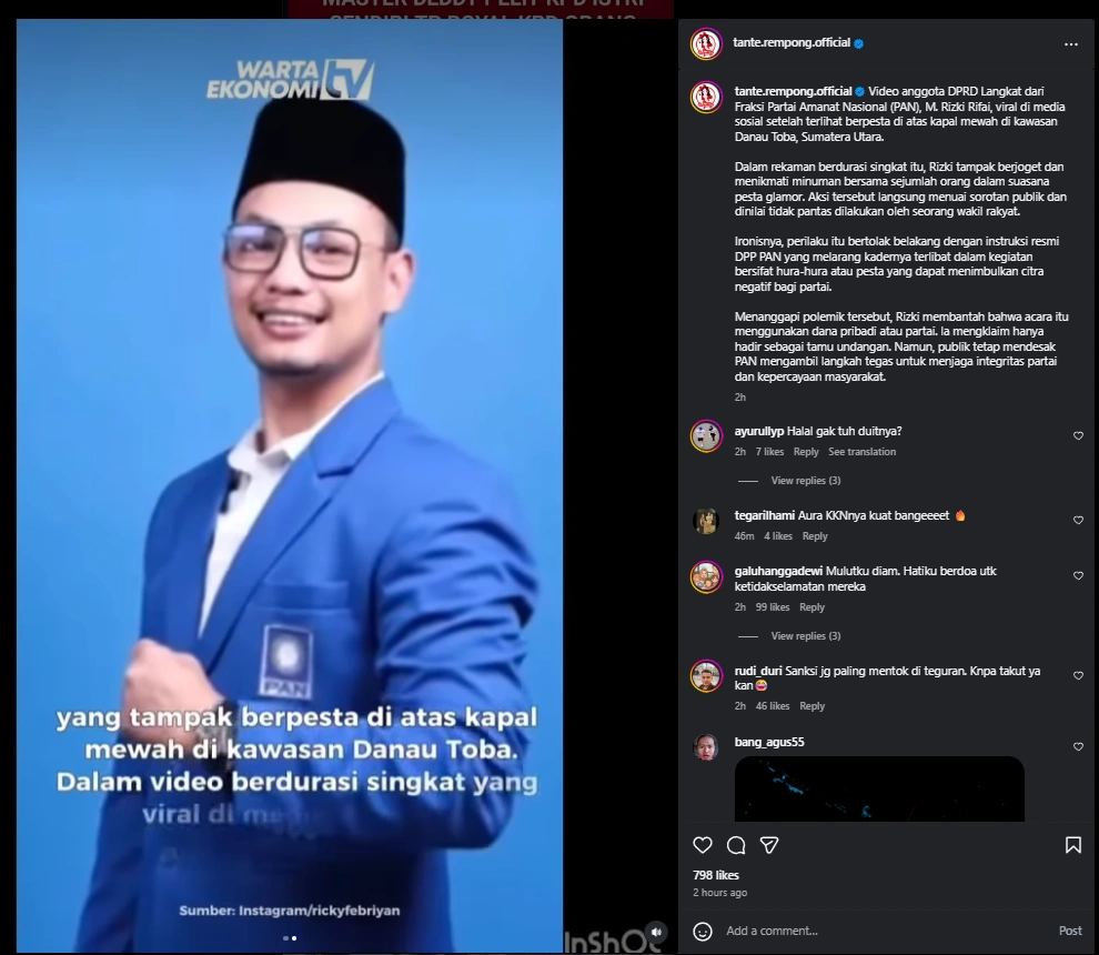 Profil Anggota Dprd Langkat Yang Viral Joget Di Kapal Mewah Cc Instagram