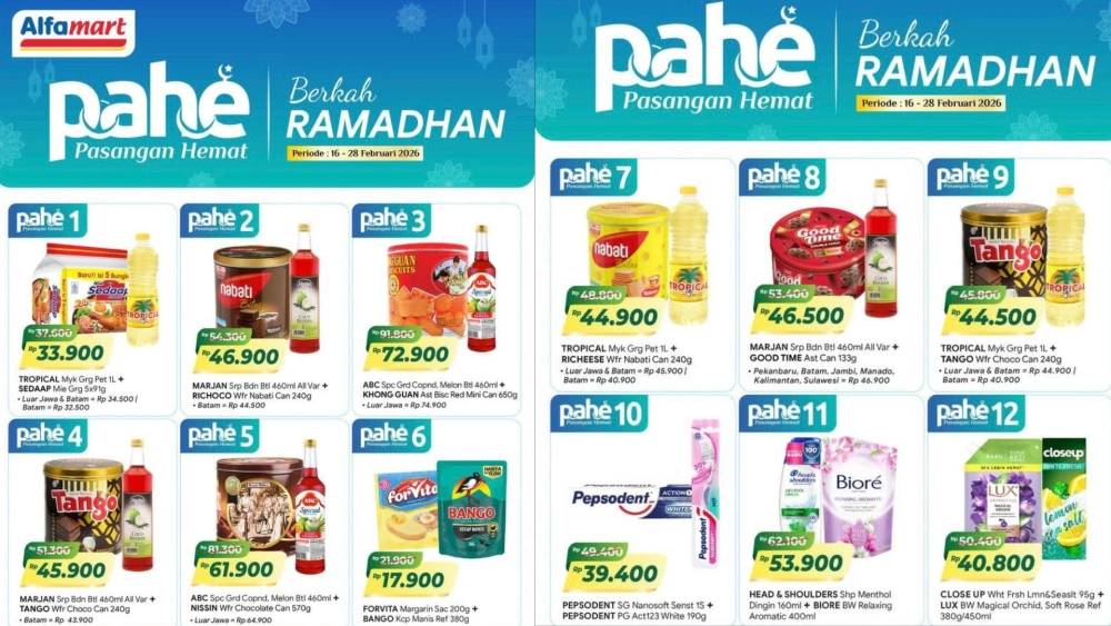 Promo Pasangan Hemat (Pahe) Alfamart. [Instagram]