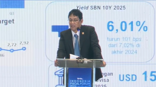 Purbaya Yudhi Sadewa Saat Menjadi Pembicara Di Indonesia Fiscal Forum 2026 [Sumber: Tiktok]
