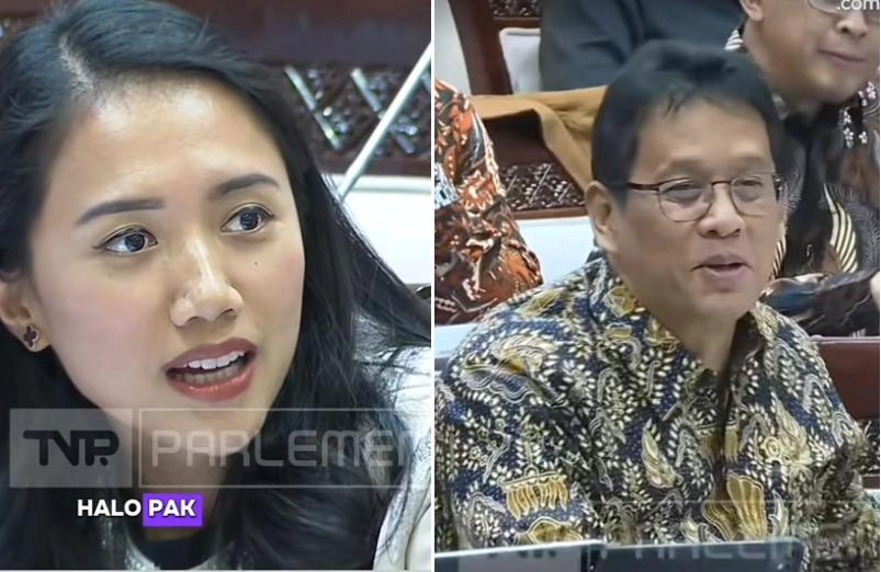 Putri Anetta Saat Tegur Purbaya Saat Rapat Tiktok