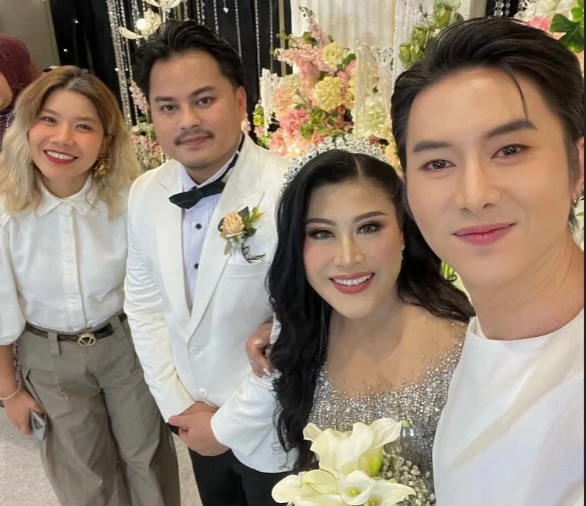 Rafael Tan di pernikahan Boiyen. (Instagram)