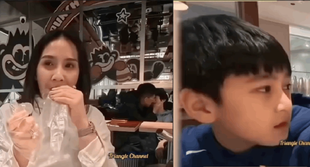 Rafathar saksikan sepasang pria bermesraan di restoran tempatnya makan bersama sang ibu, Nagita Slavina. [YouTube/RANS Entertainment]