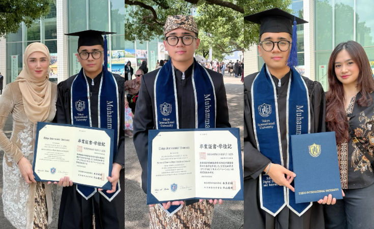 Anak Mulan Jameelaa, Rafly Aziz Wisuda (Instagram)