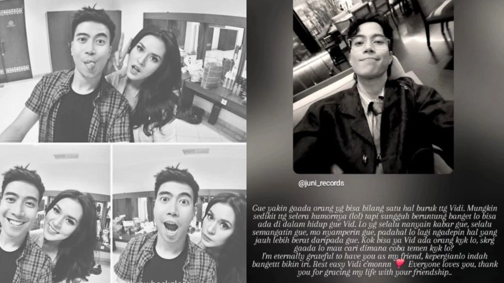 Pesan haru Raisa untuk Vidi Aldiano. [Instagram]