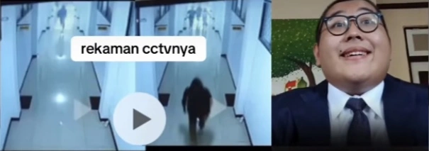 Inikah Video CCTV Detik-Detik Timothy akan Bundir Lompat dari Lantai 4 Kampus UNUD?