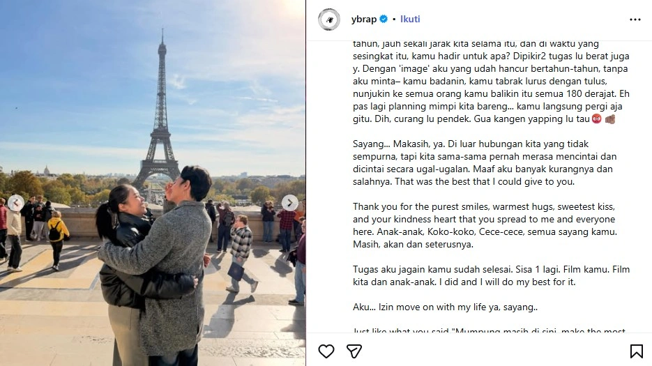 Reza Arap dan Lula Lahfah. (Instagram)