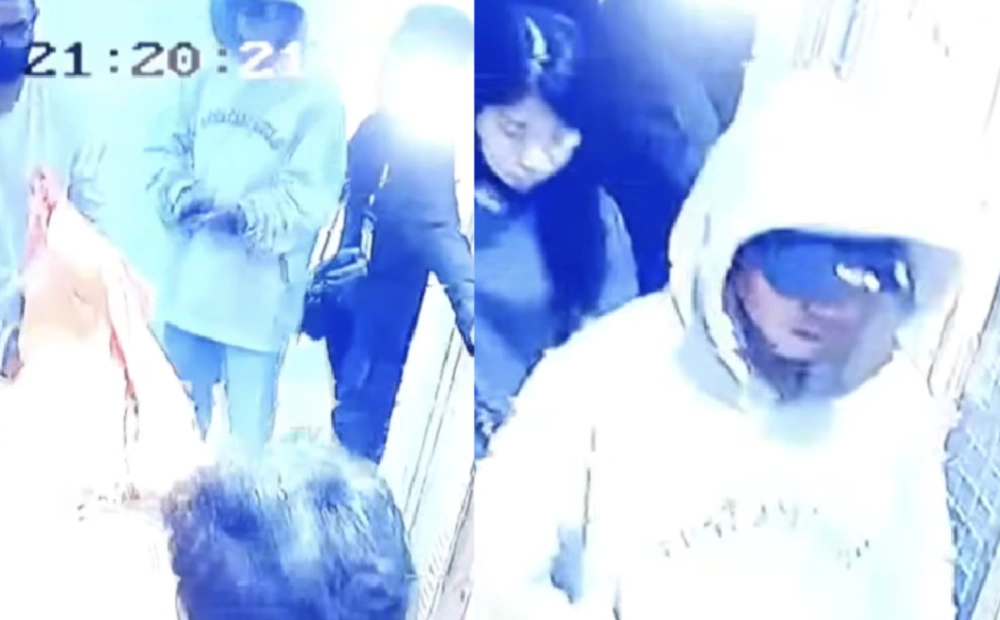 Reza Arap di CCTV TKP kematian Lula Lahfah. [YouTube]