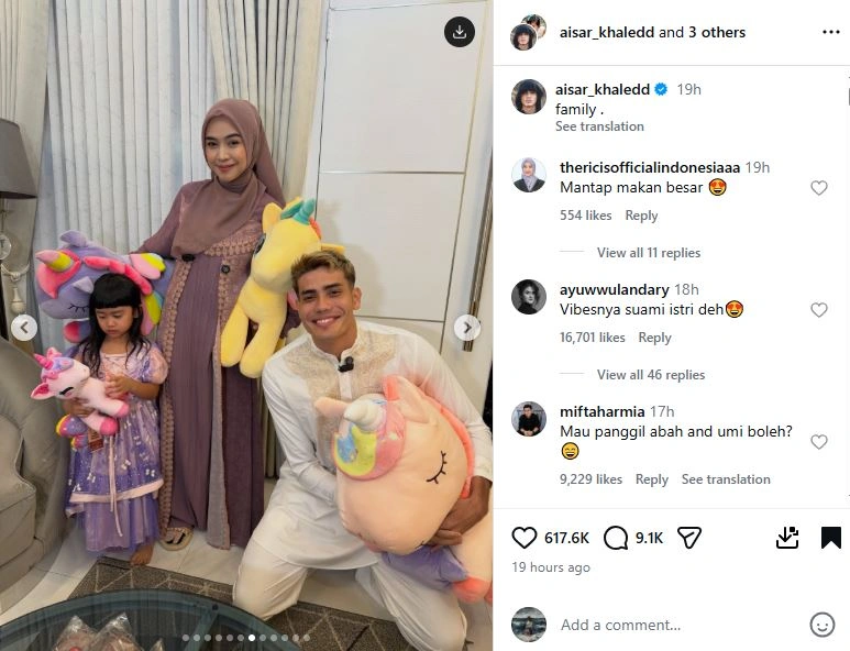 Ria Ricis Dan Aisar Bukber [sumber: Instagram Aisar Khaled]