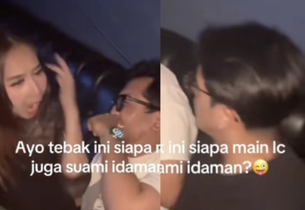 Ricky Harun viral diduga bareng LC di karaoke. [TikTok]