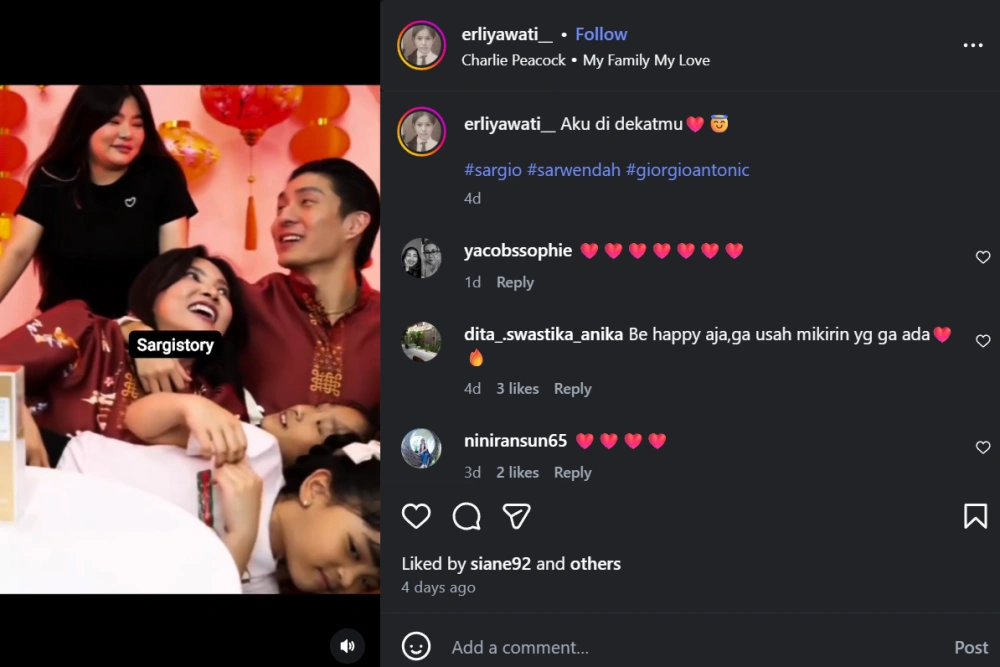 Romantisme Sarwendah Giorgio Thalia Dan Thania [Sumber: Instagram]