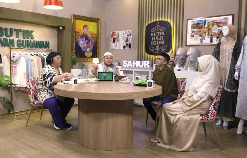 Ruben Onsu Di Podcast Butik Haji Igun [Sumber: Youtube - C8 Podcast]