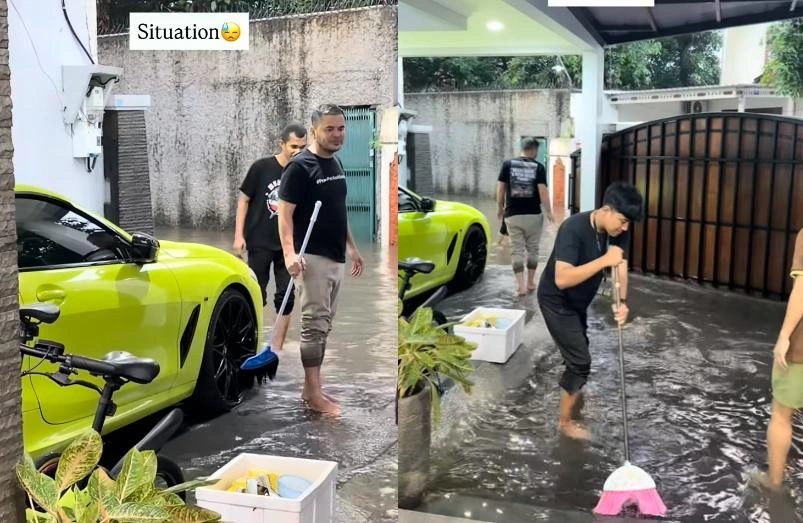 Rumah Irish Bella Dan Haldy Sabri Kebanjiran Instagram